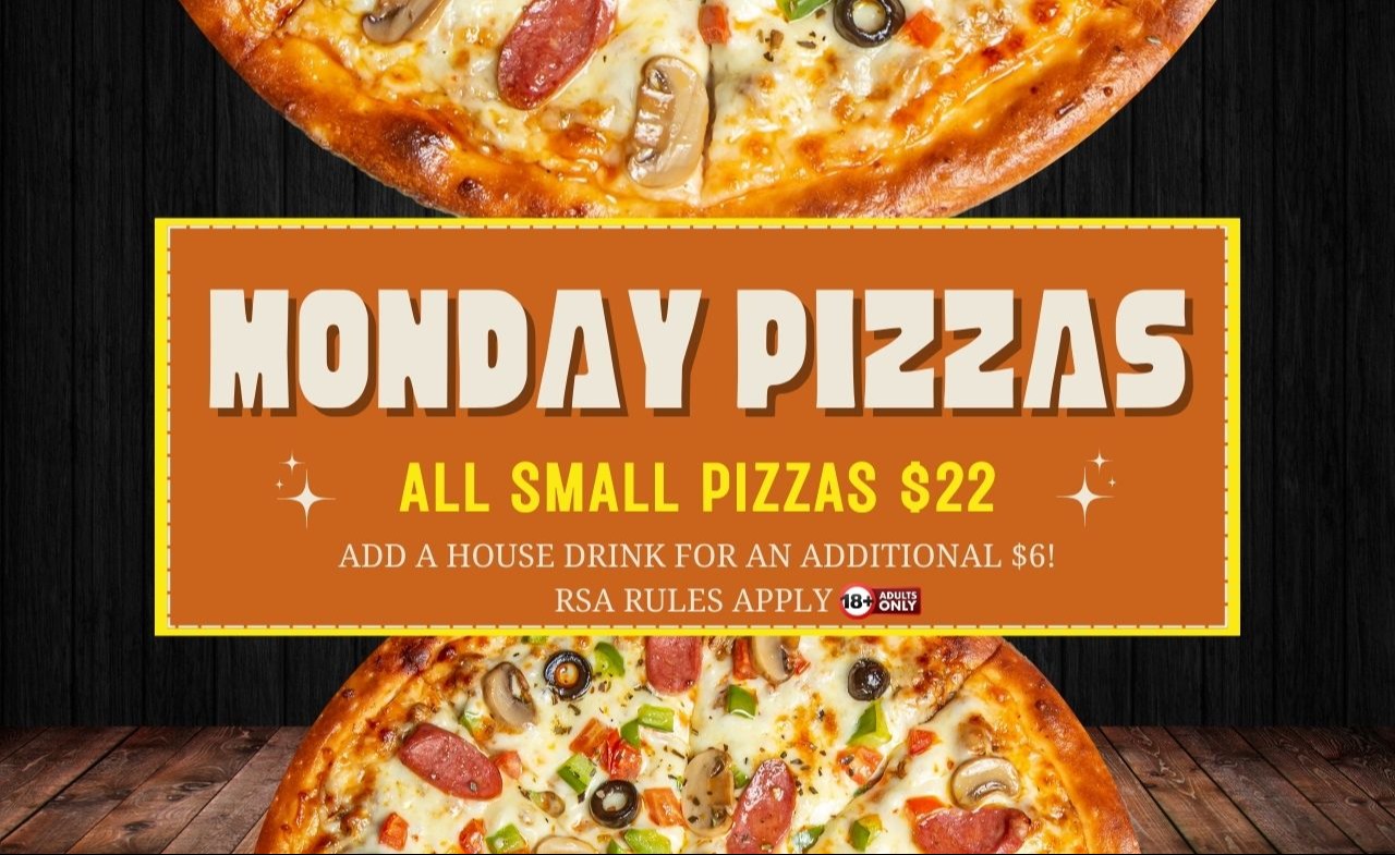 Lunch Special - Small Pizzas - Mondays